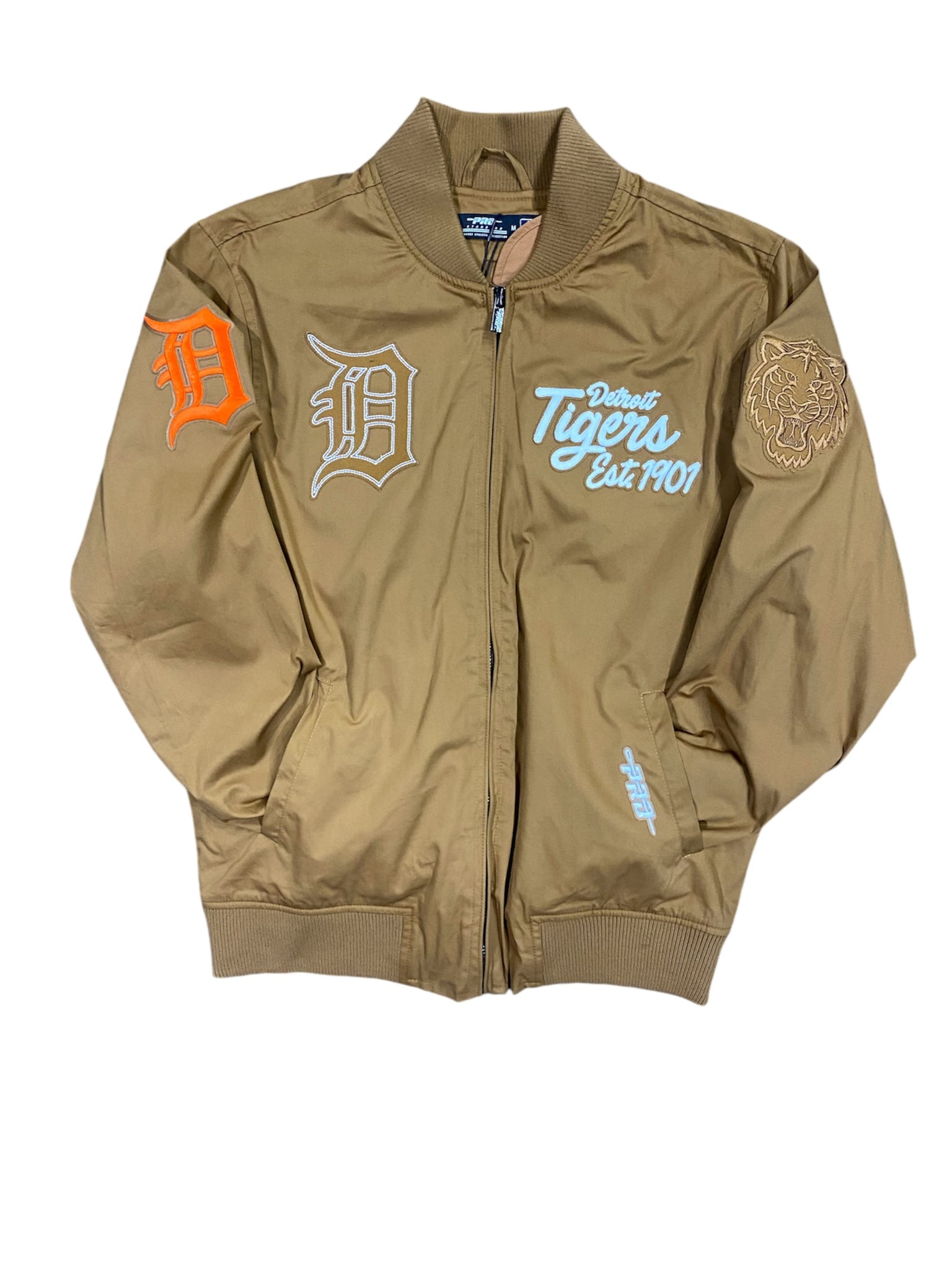 Pro Tigers Logo Embroidered Jacket Wheat