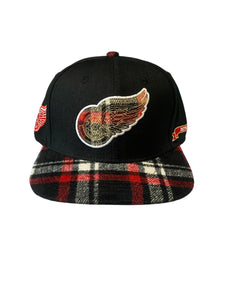 Pro Red Wings Embroidered Flannel Snapback