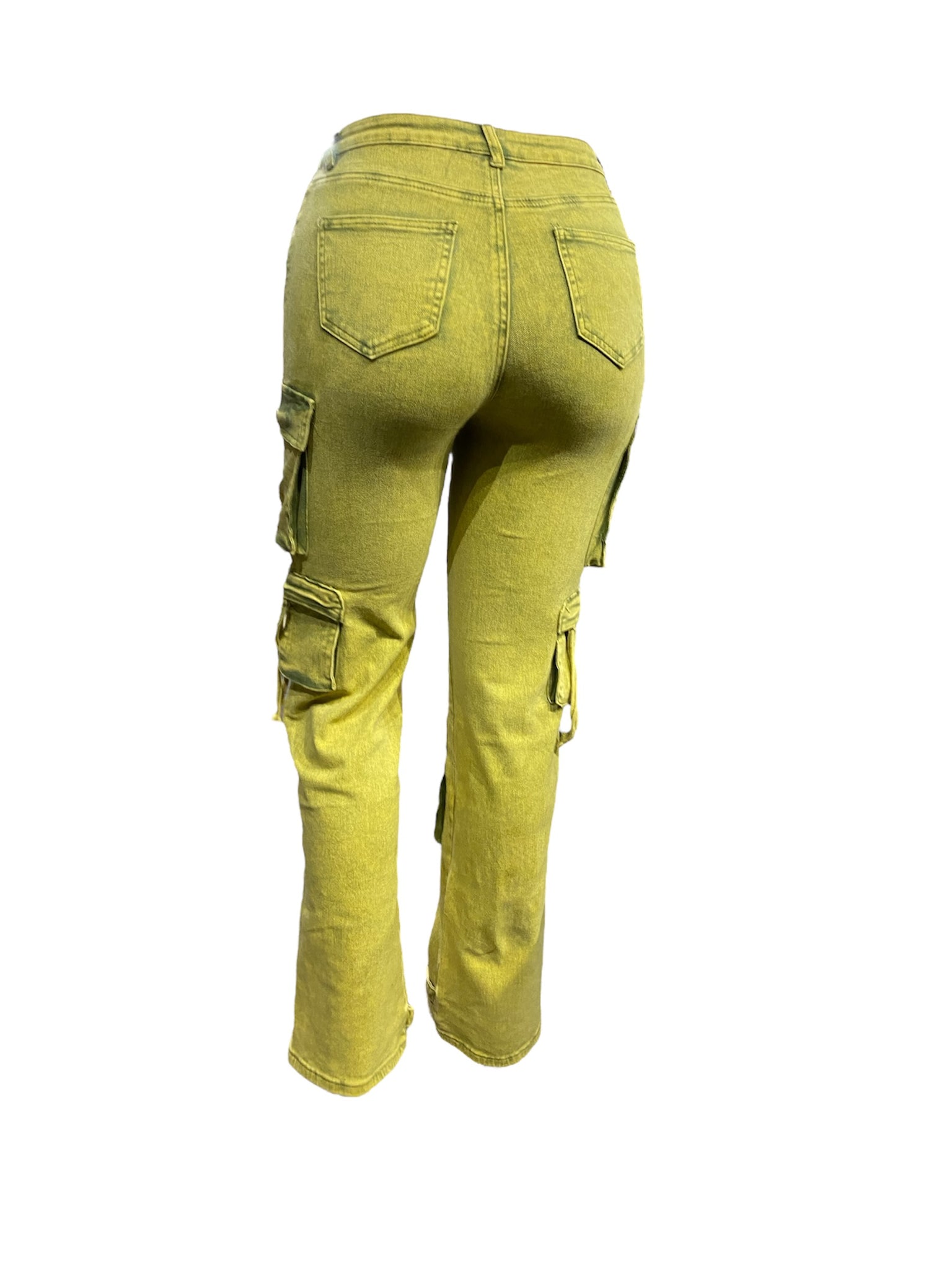 WOMENS Cargo Jeans Yellow