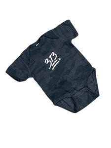 313 Onesie Black Camo