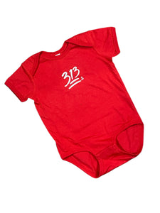 313 Onesie Red