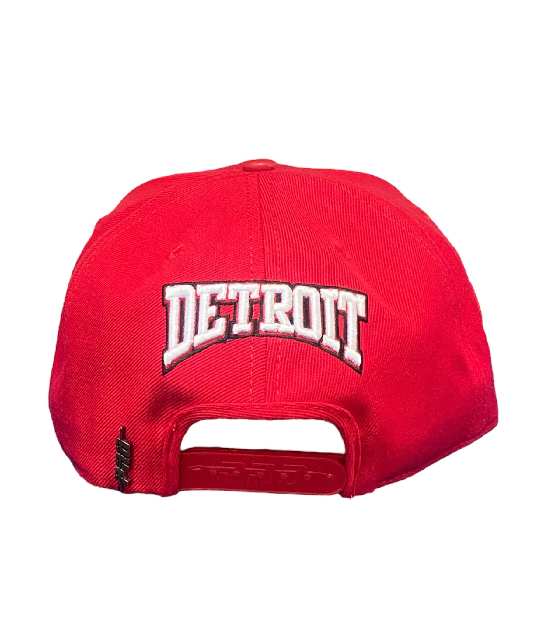 Pro Red Wings Embroidered Snapback Red