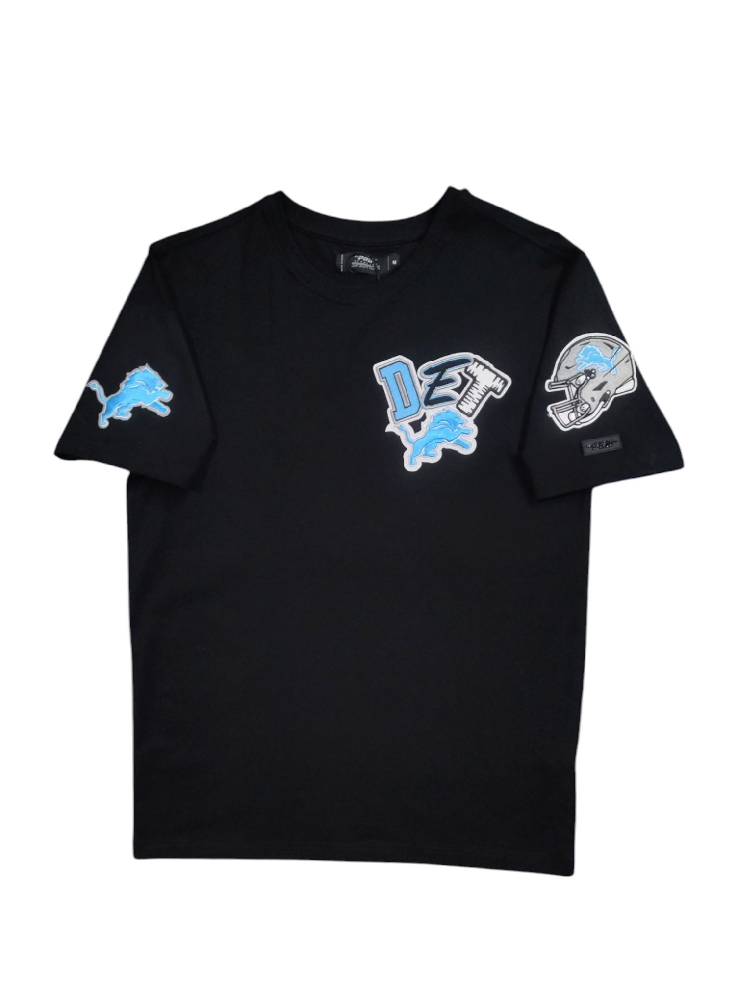 Pro Standard Detroit  LIONS Embroidered Tee Black