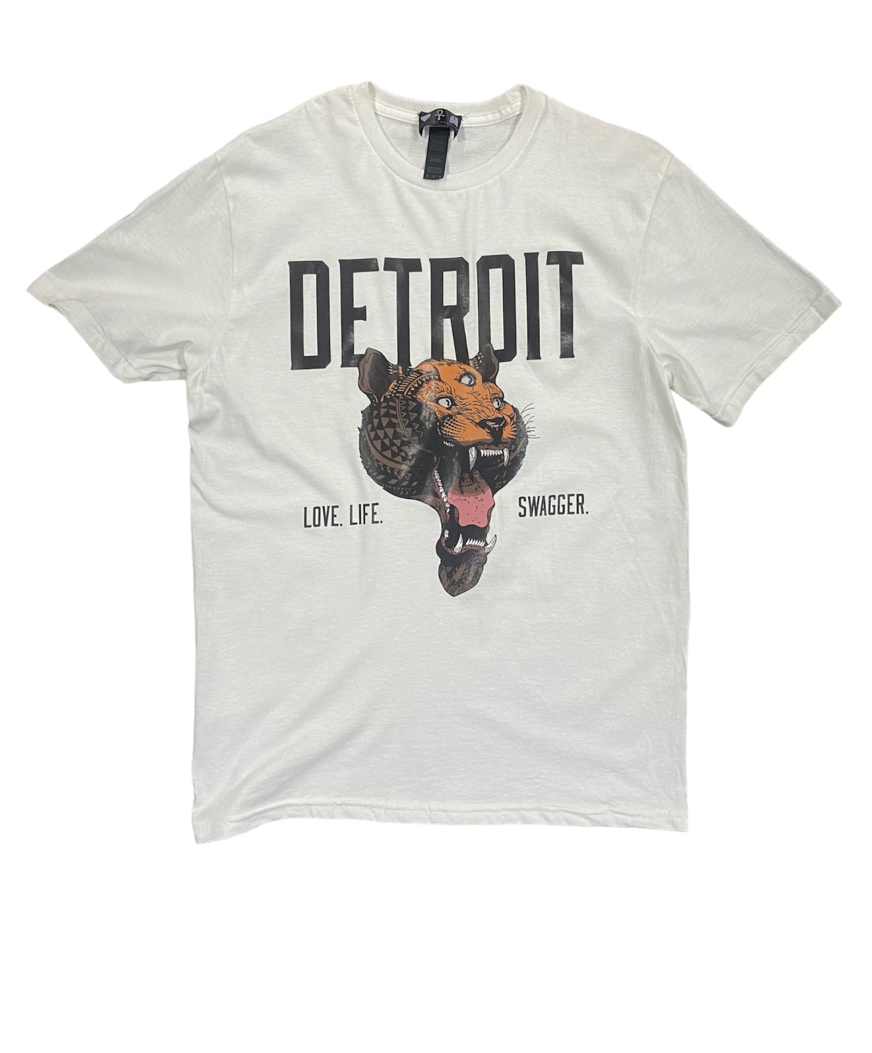 LOVE LIFE SWAGGER DETROIT TEE WHITE
