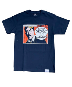 Detroit Fresh Shop Oh No Detroit Tee Navy