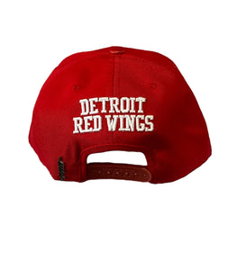 Pro Red Wings Team Embroidered Snapback Red