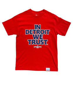 Detroit Fresh Shop In Detroit We Trust Tee Red