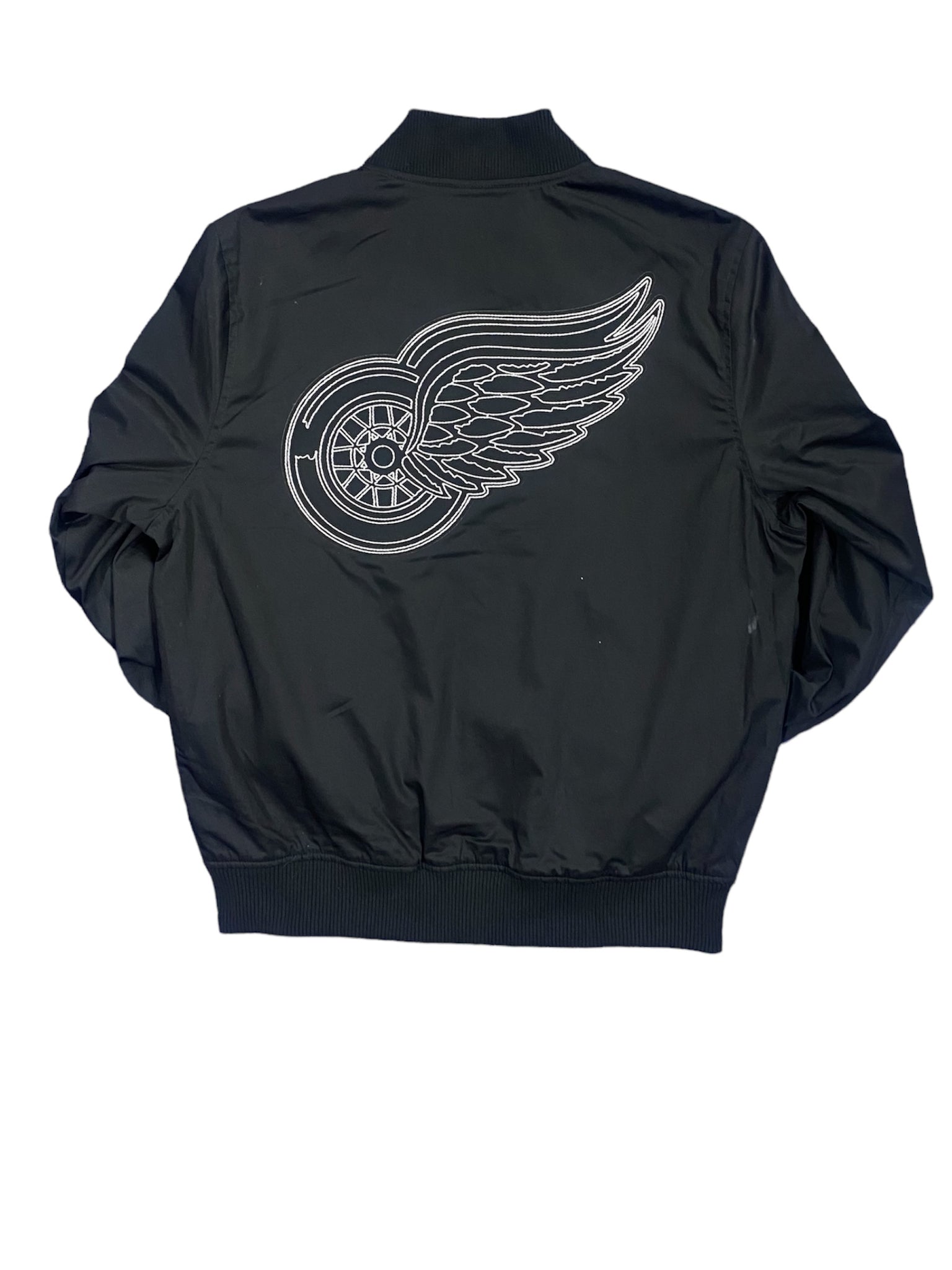 Pro Red Wings Logo Embroidered Jacket Black