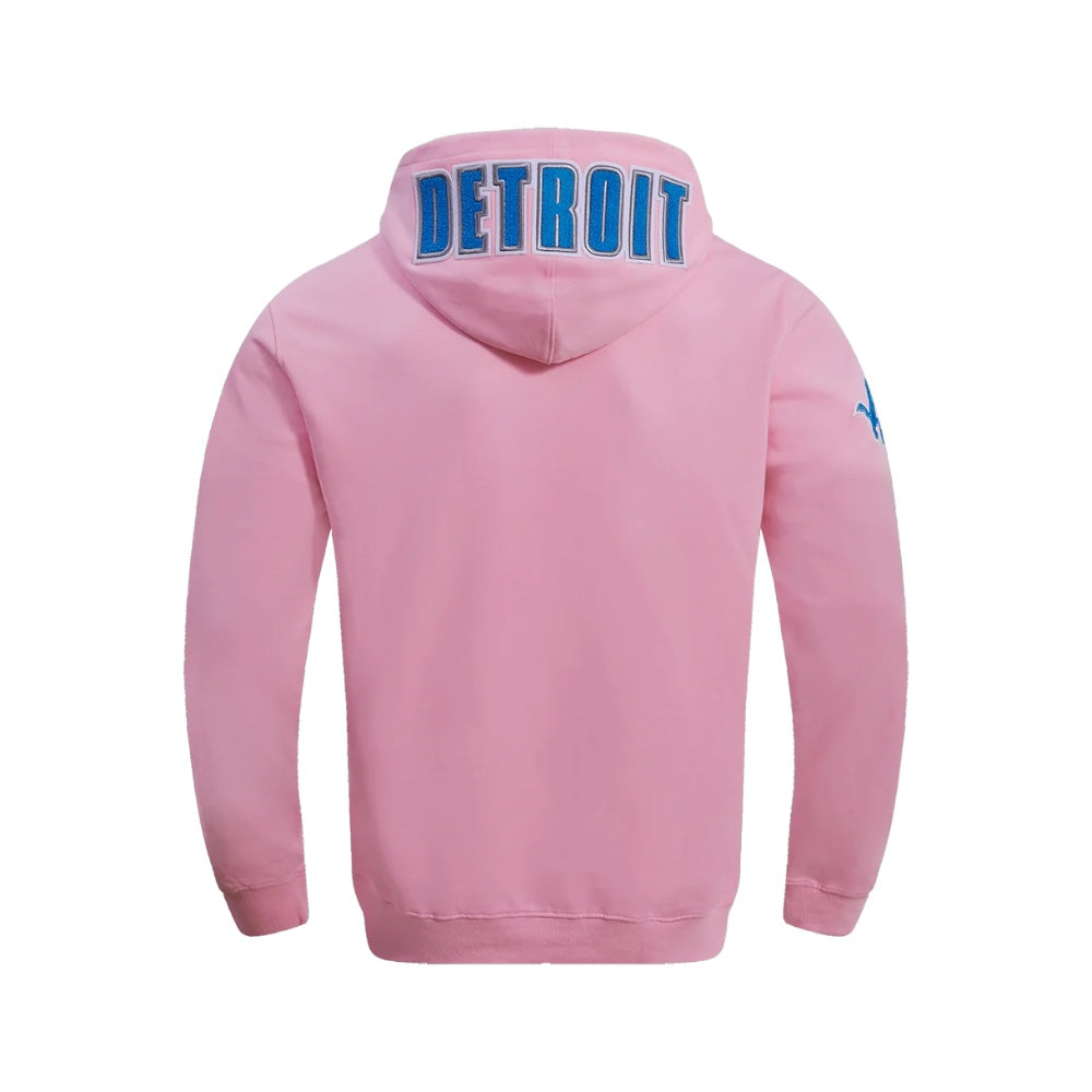 Pro Lions Embroidered Pullover Hoodie Pink