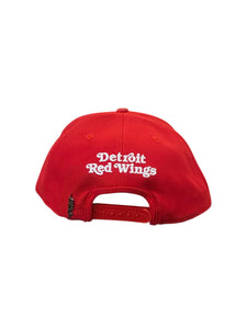 Pro Red Wings Logo Embroidered Trucker Strapback