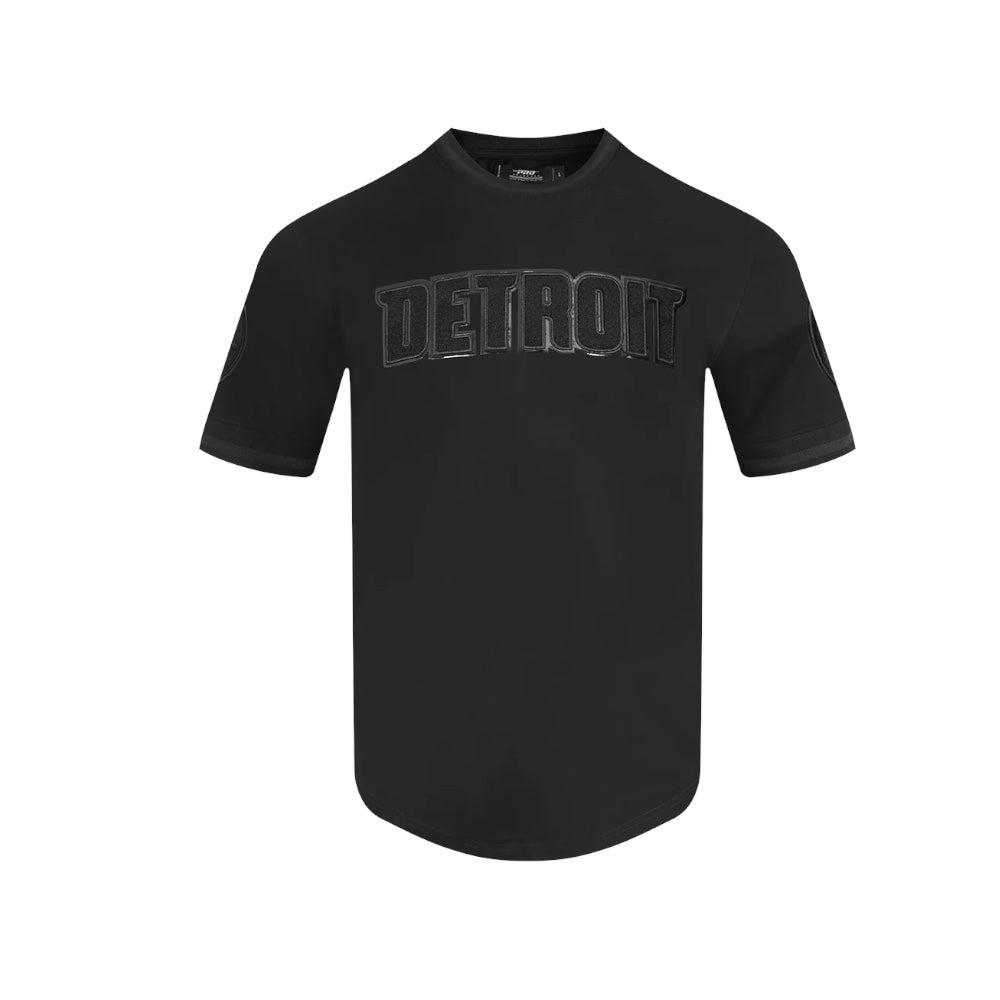 PRO PISTONS TRIPLE BLACK JERSEY TEE